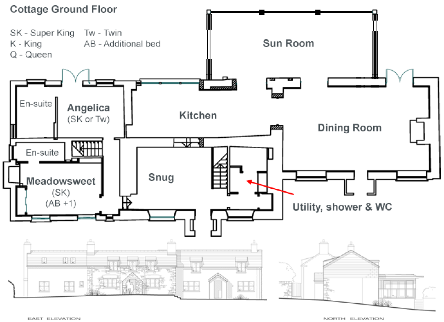 Cottage Ground Floor Plan