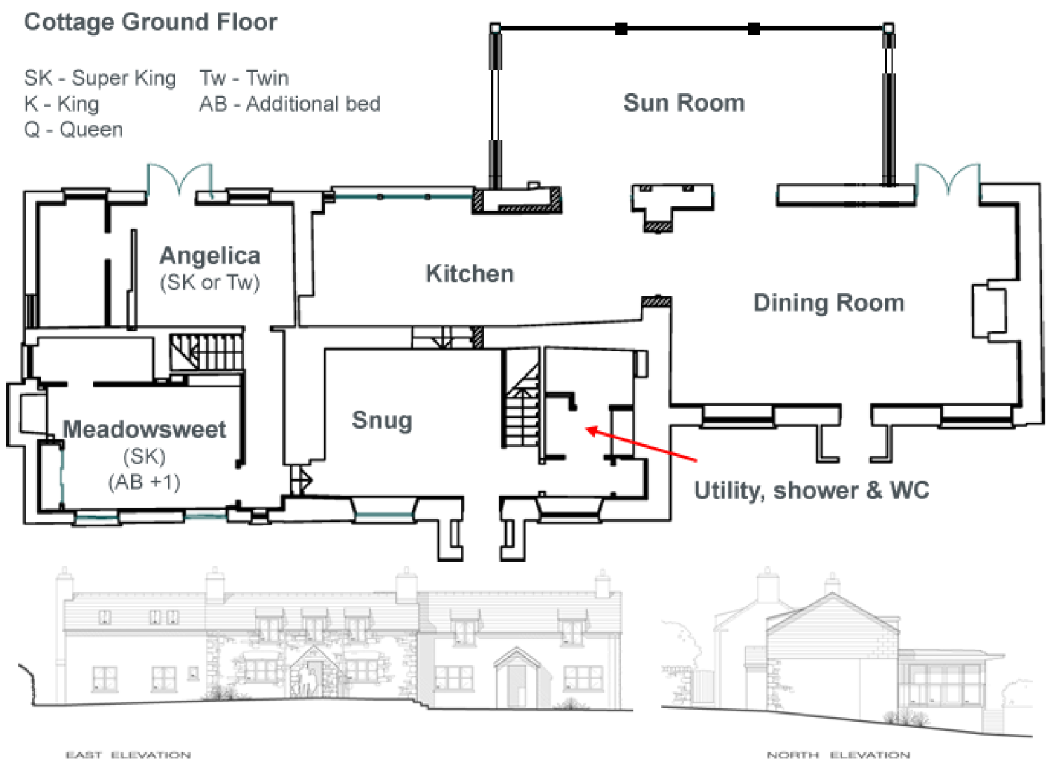 Cottage Ground Floor Plan